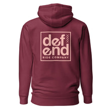 Load image into Gallery viewer, DEFEND CLEAN HOODIE - MAROON
